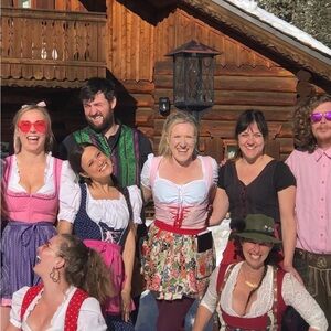 Authentic German dirndl tops